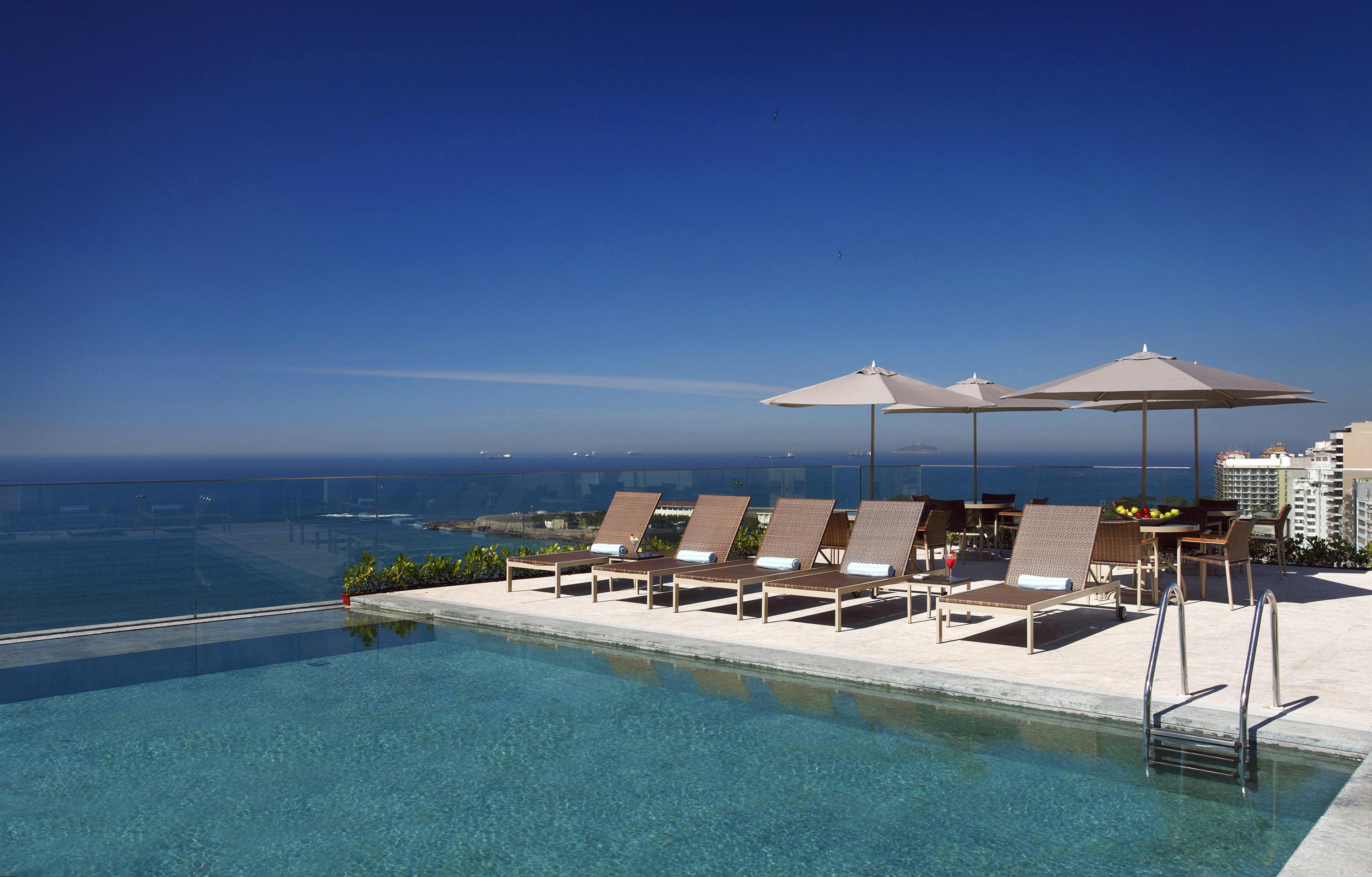 فندق ميرامار باي وندسور ريو دي جانيرو المظهر الخارجي الصورة Infinity pool at the Cape